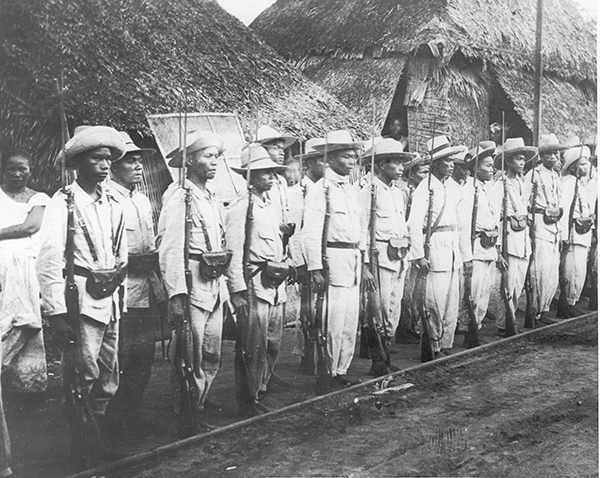参加美菲战争的菲律宾士兵
