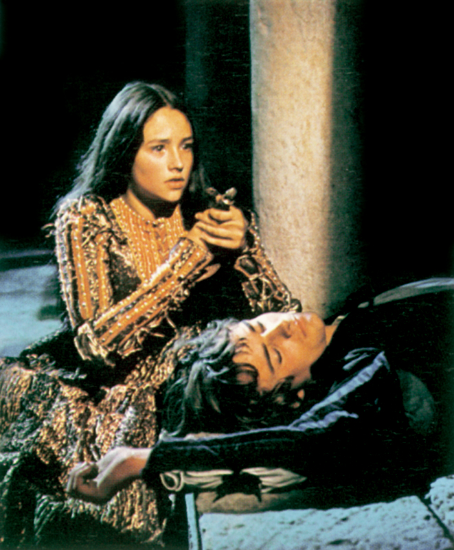 莎士比亚的《罗密欧与朱丽叶》剧照