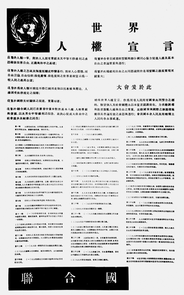 联合国《世界人权宣言》