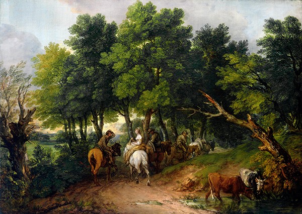 《市场之路》（1767，油画，121.3厘米×170.2厘米，托莱多艺术博物馆藏）