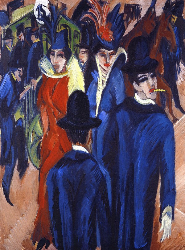 《街景，柏林》(1913)